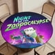 thumbnail image 5 of Mantel Ajustado Redondo Desmarcar Noche del Zoopocalipsis 120 cm, 5 of 6