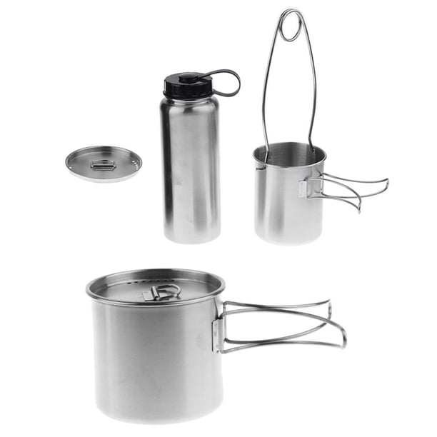 Taza De Viaje Para Acampar Al Aire Libre De 500 Ml, Recipiente Para Macetas, Taza De Viaje Para Mochileros, Colgador De Botellas De 1 L