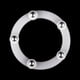 thumbnail image 4 of Uxcell 2" Soporte Giratorio con Bola de Acero Lazy Susan 0.23x1.56" Blanco 4Pcs, 4 of 5