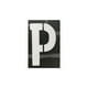 thumbnail image 1 of Plantilla Adhesiva Patente Letra P, 1 of 3