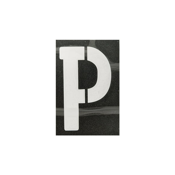 Plantilla Adhesiva Patente Letra P