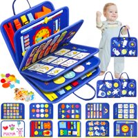 Juguetes Montessori Busy Board Safeli De 12 Páginas Para Niños Pequeños