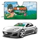 thumbnail image 1 of Loco por el Golf Parasol para Parabrisas Delantero Protector Plegable, Visera Solar para Auto Bloquea Rayos UV Mantiene tu Vehículo Fresco140cm*76cm, 1 of 6
