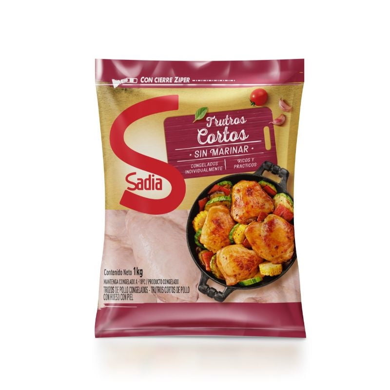 Pollo Trutro Corto Sin Marinar Envasado 1 kg Sadia