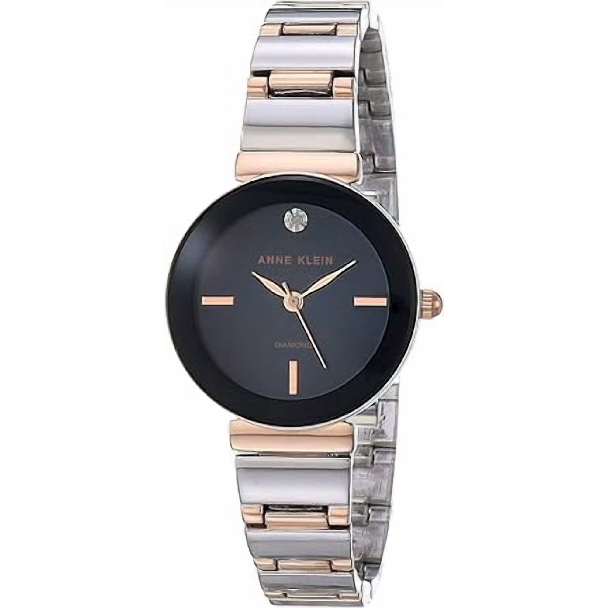 Reloj Anne Klein Dama Metal Plateado Y Oro Rosado