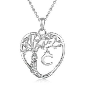 Collar Heshpaws 925 Sterling Silver Eternal Tree Of Life