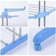 thumbnail image 5 of Tendedero Ropa Colgador Perchero Plegable 3 Niveles Azul/ Blanco, 5 of 7