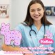 thumbnail image 5 of Porta Credencial Hotlea Rosa con Animal Lindo Retráctil RN, 5 of 6