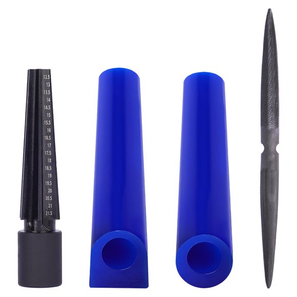 Herramientas de tallado de cera SHANGNIULU Kit de anillos de 4 piezas - Azul