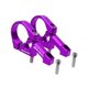 thumbnail image 1 of 1 Par De Piezas De Potencia De Bicicleta De Monta?a, Montaje Directo, Potencia De Manillar De Bicicleta Para Exteriores, Color Morado, 1 of 5