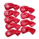 thumbnail image 3 of 9x Impermeable Golf Club Iron Cover Protección Headcover Universal Fit Red, 3 of 5