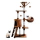 thumbnail image 1 of Torre Arbol Rascador Gatos Terciopelo Con Casa Y Cuna caqui, 1 of 6