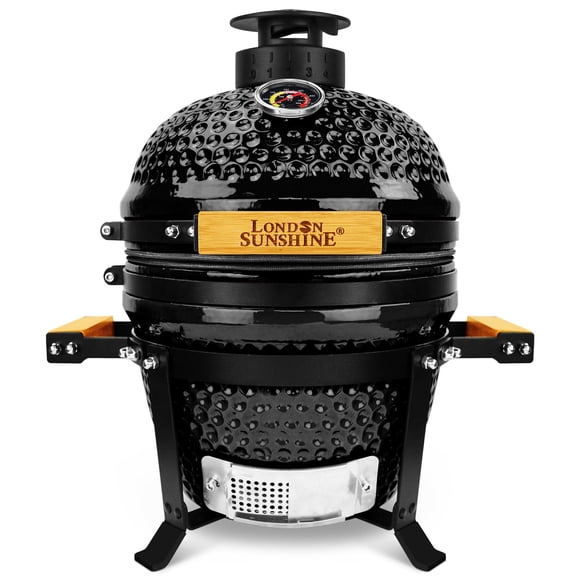 Parrilla Kamado de Cerámica London Sunshine 33 cm con Ventilación Impermeable