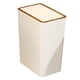 thumbnail image 5 of Bote De Basura Con Tapas, Papelera De Cocina De Diseño Simple Para El Hogar, Inodoro, 15 L, Blanco, 5 of 5