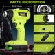 thumbnail image 2 of Pistola térmica inalámbrica Synxiter compatible con batería Ryobi de 18 V, 2 of 6