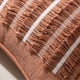 thumbnail image 5 of Pack 2 Cojines Chenille con Flecos 45x45 cm Boho Decorativos - Rodas Terracota, 5 of 8