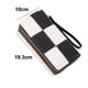 thumbnail image 2 of Cartera de mano de cuero con múltiples tarjeteros y cremallera de gran capacidad para viajes, 2 of 5