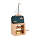 thumbnail image 4 of Caja de música con manivela, caja musical de madera, adornos decorativos coleccionables novedosos y únicos para amigos, amantes, familiares y colegas, Bote, 4 of 5