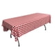 thumbnail image 1 of Mantel LA Linen TCCheck 60 x 108 rojo K98 de poliéster a cuadros, 1 of 2
