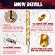 thumbnail image 5 of Juego de 30 brocas helicoidales con recubrimiento de titanio wesleydrill, 5 of 9