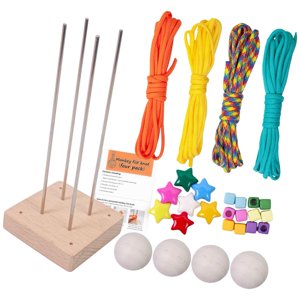 Magideal - Kit De Crochet De Tejido De Tejido De Bricolaje Crochet Crochet Craft Crafting Fácil Craft Linda Paracord Herramientas De Tejido De Plantillas Para 4