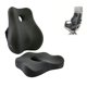 thumbnail image 1 of Cojín de Asiento Karmadrenix XL de Espuma de Memoria y Soporte Lumbar, 1 of 7
