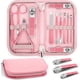 thumbnail image 1 of Set Manicure Pedicure BLESWIN 12 Piezas Rosa Estuche, 1 of 3