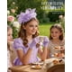 thumbnail image 3 of Sombrero Fascinator para Niñas Thstdhy - Conjunto Lila Claro, 3 of 7
