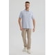thumbnail image 4 of Polera Hombre Pique Básica Lisa Celeste - V, 4 of 4