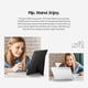 thumbnail image 2 of Funda Libro Inteligente Blanca Para Galaxy Tab S10 Fe+, 2 of 9