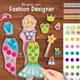 thumbnail image 5 of Princesa Imagimake magnética para disfrazar con 30 vestidos y accesorios, 5 of 9