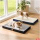 thumbnail image 5 of Cama AntiestrÃ©s Para Perros Gatos Con ColchÃ³n OrtopÃ©dico Talla M 75x50cm Color Beige Con Azul, 5 of 7