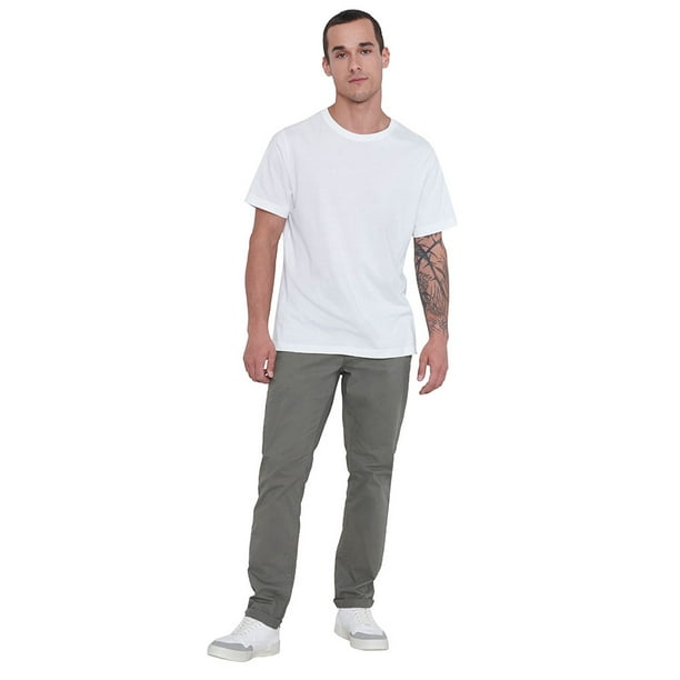 Pantalón Hombre Chino Liso Verde Corona