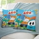 thumbnail image 3 of Leo el Camión Fundas de almohada de terciopelo con tema, regalos de funda de almohada, decoración para el hogar, cojín de lanzar, regalo de cumpleaños para fans y parejas.30*30cm., 3 of 6