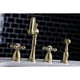 thumbnail image 3 of Grifo de cocina Kingston Brass Heritage de 8 pulgadas, montaje central, 3 of 9