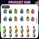 thumbnail image 2 of Juego De 25 Piezas Among Game Supplies Para Fiesta De Cumpleaños, 2 of 5