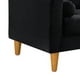 thumbnail image 3 of Sofa Retro 3C Felpa 04 Negro, 3 of 6