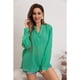 thumbnail image 2 of Blusa Mujer Tendencia Lino Algodón Premium Liviana Botones Textura 053, 2 of 4