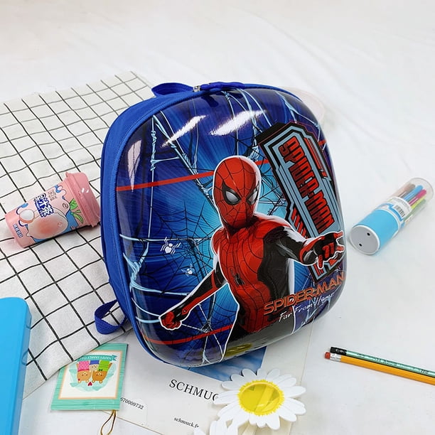 Disney Cartoon Spiderman Boys Children's Backpack Sofia School Bag Cute Kitty Girl Baby Backpack Cartoon Egg Shell Bags