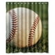 thumbnail image 1 of Cortina de ducha de softbol con ganchos, tamaño 60 x 72 pulgadas, 1 of 3