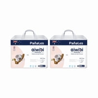 Pack 2 Pañales Aiwibi Premium Talla M
