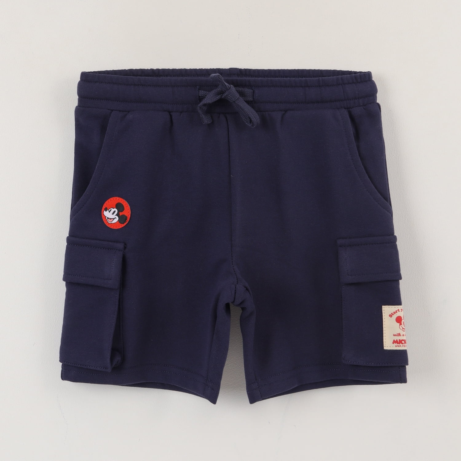 Short Niño Azul Cargo Mickey Disney