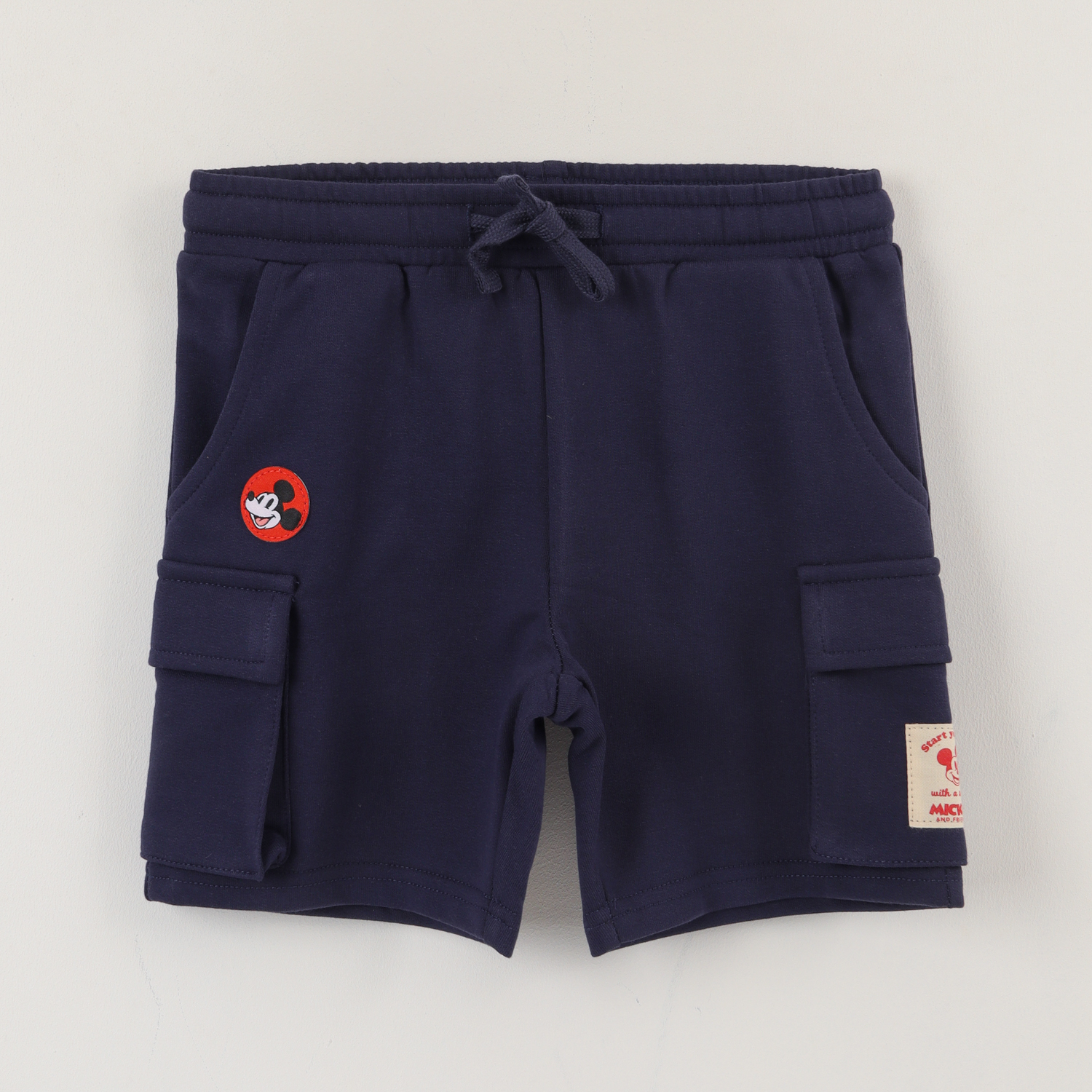 Short Niño Azul Cargo Mickey Disney