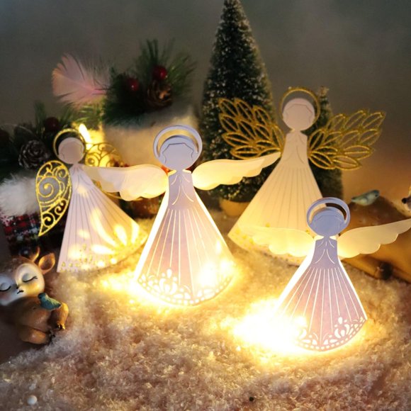 Troqueles Feemkota Ángel Navideño para Scrapbooking y Manualidades