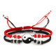 thumbnail image 1 of Pulsera pareja amistad ying yang hilo y valentin Rojo negro, 1 of 3
