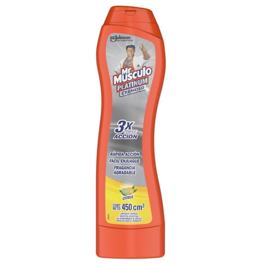 Limpiador Platinum Crema Citrus 450 ml Mr. Músculo