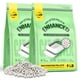 thumbnail image 1 of Pellets de arena para gatos IMMCUTE, control mejorado de olores de zeolita de 8,16 kg, 1 of 8