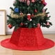 thumbnail image 1 of Falda y cuello para árbol de Navidad Mr. Pen, lentejuelas rojas, 36 pulgadas, 1 of 9