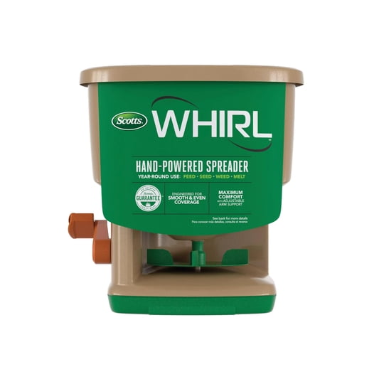 Esparcidor Manual Scotts Whirl Para Fertilizante De Semillas De Césped