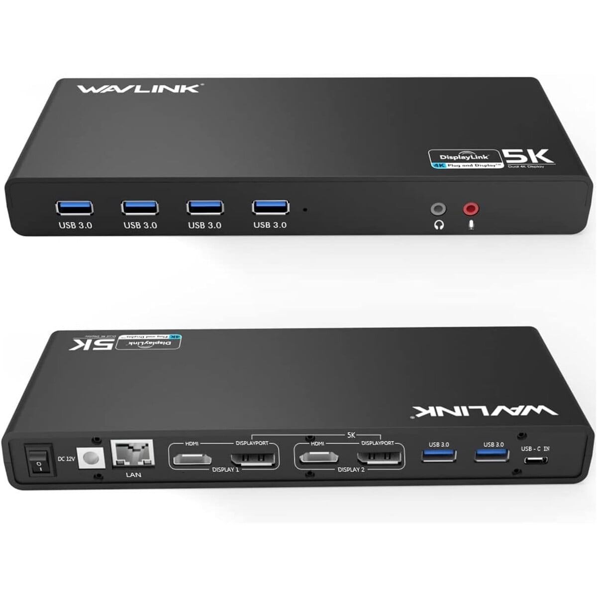 Docking Station Wavlink Dual 4k60hz Usb 3.0 Hdmi Displayport